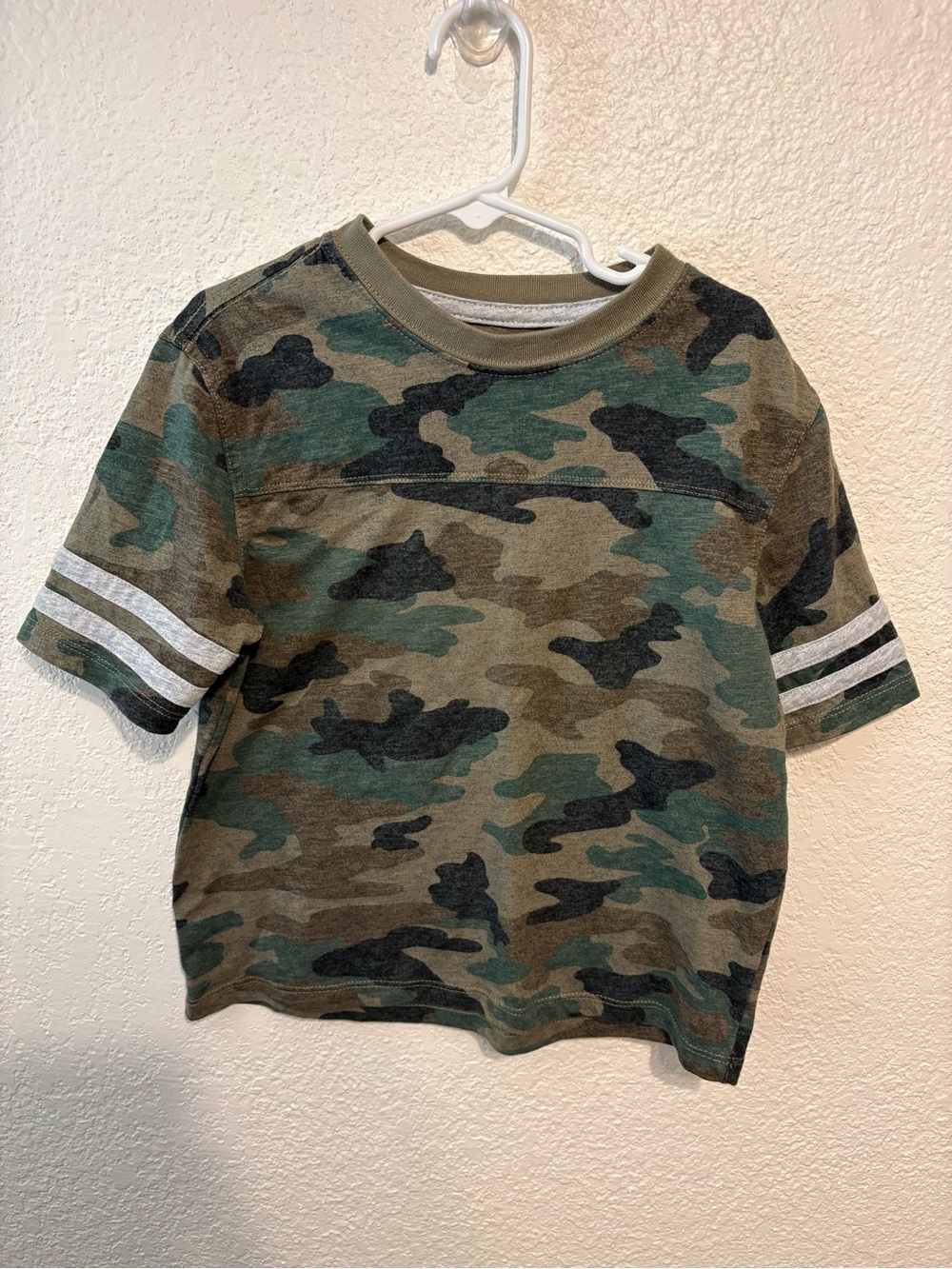 Wonder Nation Girl’s Camo Short-Sleeve Tee - Green Camo Youth M/8
